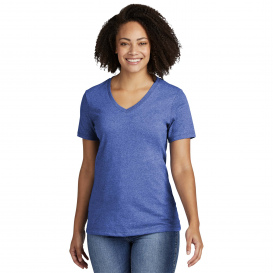 Allmade AL2303 Women\'s Recycled Blend V-Neck Tee - Reused Royal Heather