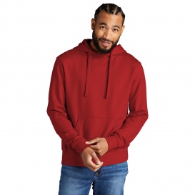 Allmade AL4000 Unisex Organic French Terry Pullover Hoodie - Revolution Red