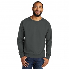 Allmade AL4004 Unisex Organic French Terry Crewneck Sweatshirt - Terrain Grey