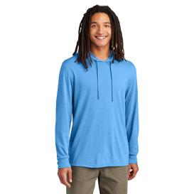 Allmade AL6003 Unisex Tri-Blend Hoodie Tee - Azure Blue