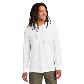 Allmade AL6003 Unisex Tri-Blend Hoodie Tee - Bright White