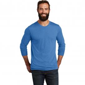 Allmade AL6004 Unisex Tri-Blend Long Sleeve Tee - Azure Blue