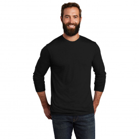 Allmade AL6004 Unisex Tri-Blend Long Sleeve Tee - Deep Black