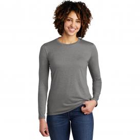 Allmade AL6008 Women\'s Tri-Blend Long Sleeve Tee - Aluminum Grey