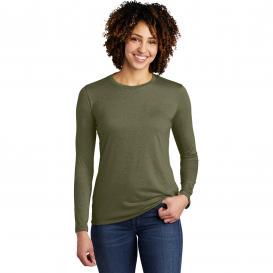 Allmade AL6008 Women\'s Tri-Blend Long Sleeve Tee - Olive You Green