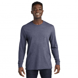 Allmade AL6204 Unisex Long Sleeve Recycled Blend Tee - Salvaged Navy Heather