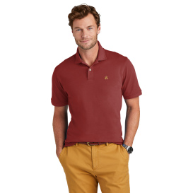 Brooks Brothers BB18200 Pima Cotton Pique Polo - Rich Red