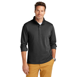 Brooks Brothers BB18202 Mid-Layer Stretch 1/2-Button - Windsor Grey Heather