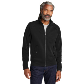 Brooks Brothers BB18210 Double Knit Full-Zip - Deep Black