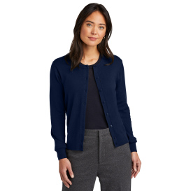 Brooks Brothers BB18413 Women\'s Washable Merino Cardigan Sweater - Navy Blazer