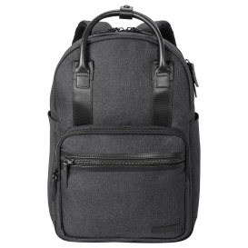 Brooks Brothers BB18821 Grant Dual-Handle Backpack - Heather Grey