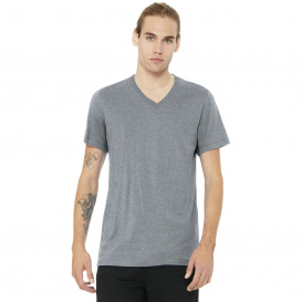 Bella + Canvas BC3005CVC Unisex Heather CVC V-Neck Tee - Athletic Heather