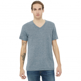 Bella + Canvas BC3005CVC Unisex Heather CVC V-Neck Tee - Heather Slate