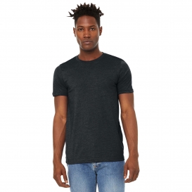 Bella + Canvas 3301 Unisex Sueded Tee - Dark Grey Heather
