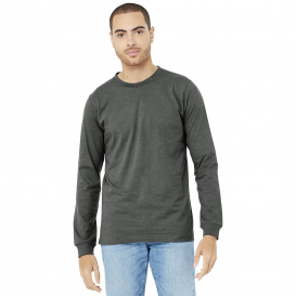 Bella + Canvas BC3501CVC Unisex Heather CVC Long Sleeve Tee - Deep Heather