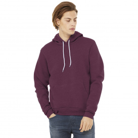 Bella + Canvas BC3719 Unisex Sponge Fleece Pullover Hoodie - Maroon