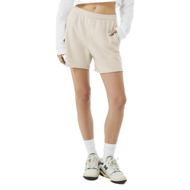 Bella + Canvas BC3787 Women\'s Cutoff Sweatshorts - Heather Dust