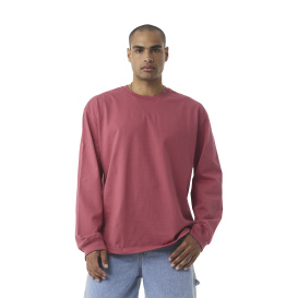 Bella + Canvas BC4651 Unisex 7.5-Ounce Heavyweight Long Sleeve Tee - Vintage Red