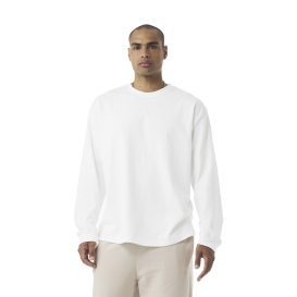 Bella + Canvas BC4651 Unisex 7.5-Ounce Heavyweight Long Sleeve Tee - White