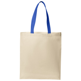 Port Authority BG1500 Core Cotton Tote - Natural/True Royal