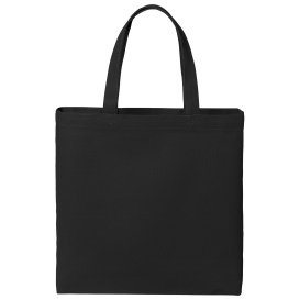 Port Authority BG424 Cotton Canvas Tote - Deep Black