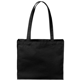 Port Authority BG428 Cotton Canvas Shopper Tote - Deep Black