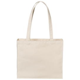 Port Authority BG428 Cotton Canvas Shopper Tote - Natural