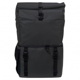 Port Authority BG501 18-Can Backpack Cooler - Dark Charcoal/Black