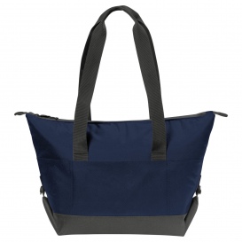Port Authority BG516 18-Can Collapsible Cooler - River Blue Navy/Dark Charcoal