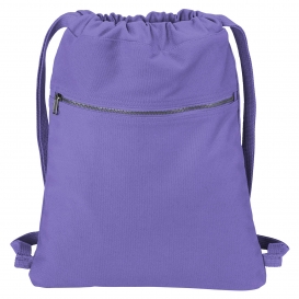 Port Authority BG621 Beach Wash Cinch Pack - Amethyst