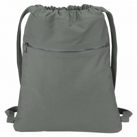 Port Authority BG621 Beach Wash Cinch Pack - Pewter