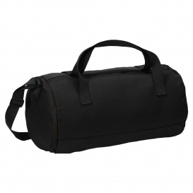Port Authority BG814 Cotton Barrel Duffel - Black