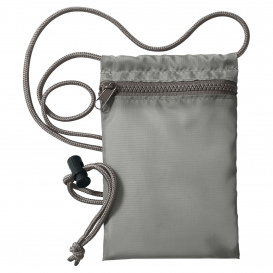 Port Authority BG917 Stash Crossbody Pouch (5-Pack) - Gusty Grey/Deep Smoke