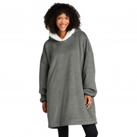 Port Authority BP41 Mountain Lodge Wearable Blanket - Hearth Grey