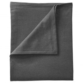 Port & Company BP78 Sweatshirt Blanket - Dark Heather Grey