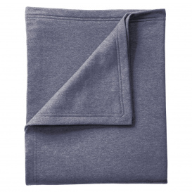 Port & Company BP78 Sweatshirt Blanket - Heather Navy