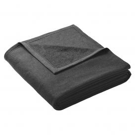 Port & Company BP79 Oversized Core Fleece Sweatshirt Blanket - Dark Heather Grey