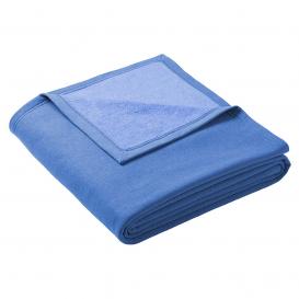 Port & Company BP79 Oversized Core Fleece Sweatshirt Blanket - Heather Royal