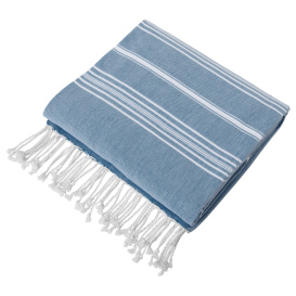 Port Authority BP90 Cali Throw - Aegean Blue/White