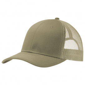 Port Authority C112 Snapback Trucker Cap - Coyote Brown