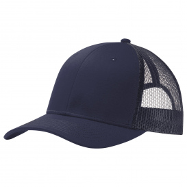 Port Authority C112 Snapback Trucker Cap - True Navy