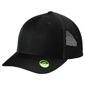 Port Authority C112ECO Snapback Trucker Cap - Deep Black