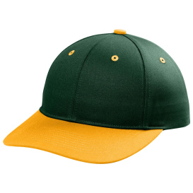 Port Authority C118 Snapback Cap - Dark Green/Gold
