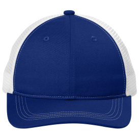 Port Authority C119 Unstructured Snapback Trucker Cap - Patriot Blue/White