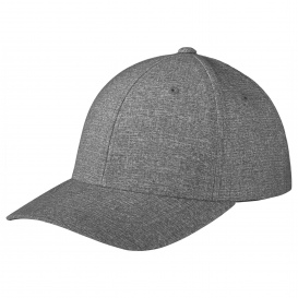 Port Authority C301 Flexfit 110 Performance Snapback Cap - Heather Grey