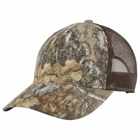 Port Authority C930 Structured Camouflage Mesh Back Cap - Realtree Edge