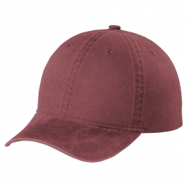 Port Authority C942 Beach Wash Cap - Red Rock