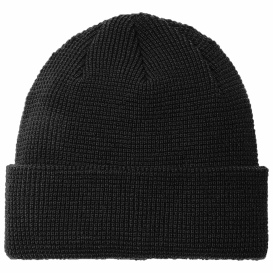Port Authority C955 Thermal Knit Cuffed Beanie - Deep Black