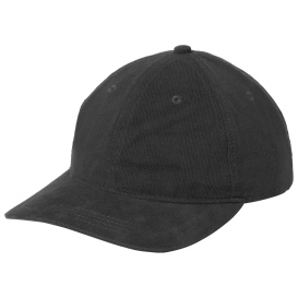 Port Authority C973 Light Corduroy Dad Cap - Deep Black