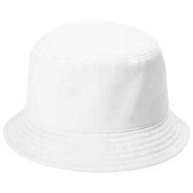 Port Authority C976 Twill Short Brim Bucket Hat - White